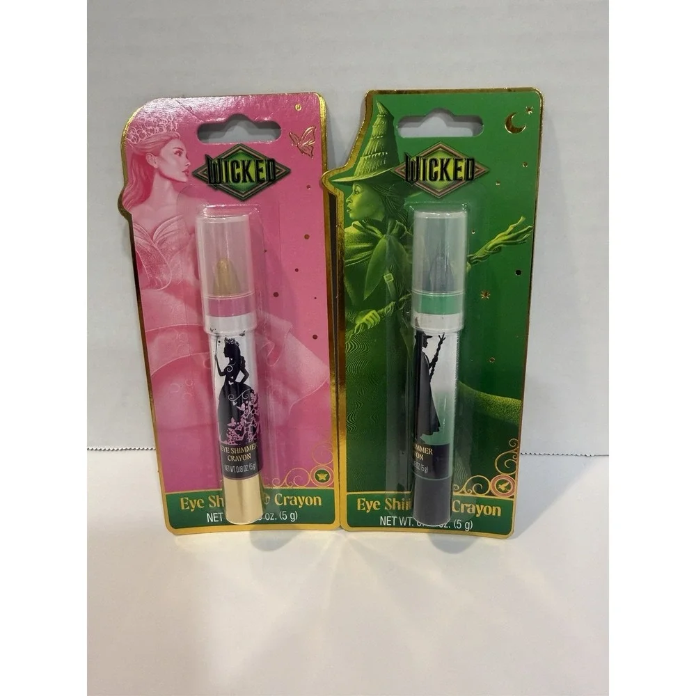 Wicked Glinda Elphaba Eye Shimmer Crayons 0.10oz/3g Set Of 2
